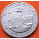 CUBA 1 PESO 1984 CASTILLO LA FUERZA en LA HABANA KM.142 MONEDA DE NICKEL SC + IMPERFECCIONES Caribe