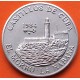 CUBA 1 PESO 1984 CASTILLO EL MORRO en LA HABANA KM.140 MONEDA DE NICKEL SC + IMPERFECCIONES Caribe