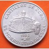 CUBA 1 PESO 1984 CASTILLO EL MORRO en SANTIAGO DE CUBA KM.144 MONEDA DE NICKEL SC + IMPERFECCIONES Caribe