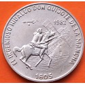 CUBA 1 PESO 1982 DON QUIJOTE DE LA MANCHA 1605 LUCHA CON MOLINOS DE VIENTO KM.92 MONEDA NICKEL SC + IMPERFECCIONES