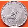CUBA 1 PESO 1982 DON QUIJOTE DE LA MANCHA 1605 LUCHA CON MOLINOS DE VIENTO KM.92 MONEDA NICKEL SC + IMPERFECCIONES