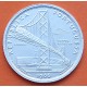 PORTUGAL 20 ESCUDOS 1966 PUENTE SALAZAR y ESCUDO NACIONAL KM.592 MONEDA DE PLATA SC + PUNTITO silver R/1