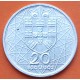 PORTUGAL 20 ESCUDOS 1966 PUENTE SALAZAR y ESCUDO NACIONAL KM.592 MONEDA DE PLATA SC + PUNTITO silver R/1