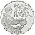 0,74 ONZAS x HOLANDA 25 ECU 1990 GROOTE KM.X.85.2 MONEDA DE PLATA PROOF The Netherlands 25 Ecus