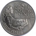 HOLANDA 10 ECU 1990 GEERT GROOTE DIACONO DE ROMA MONEDA DE NICKEL SC The Netherlands 10 Ecu 1990