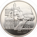 HOLANDA 10 ECU 1996 ARQUITECTO JACOB VAN CAMPEN KM.X.103 MONEDA DE NICKEL SC The Netherlands