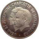 LUXEMBURGO 5 ECU 1995 JEAN ET JOSEPHINE-CHARLOTTE REY HENRY VII y PARLAMENTO MONEDA DE NIKEL SC Luxembourg