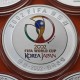 . 4 ONZAS x KOREA DEL SUR 10000 WON 2002 MUNDIAL DE FÚTBOL KM.99/101 MONEDA DE PLATA PROOF South Corea