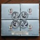 . 4 ONZAS x KOREA DEL SUR 10000 WON 2002 MUNDIAL DE FÚTBOL KM.99/101 MONEDA DE PLATA PROOF South Corea