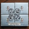 . 4 ONZAS x KOREA DEL SUR 10000 WON 2002 MUNDIAL DE FÚTBOL KM.99/101 MONEDA DE PLATA PROOF South Corea