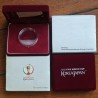 . 4 ONZAS x KOREA DEL SUR 10000 WON 2002 MUNDIAL DE FÚTBOL KM.99/101 MONEDA DE PLATA PROOF South Corea