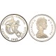 CANADA 1 DOLAR 1983 UNIVERSIADA DE EDMONTON KM.138 MONEDA DE PLATA BAJA PROOF $1 Dollar silver coin