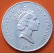 NUEVA ZELANDA 1 DOLAR 1987 PARQUES NACIONALES e ISABEL II KM.65 MONEDA DE PLATA PROOF + IMPERFECCIONES New Zealand