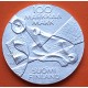 FINLANDIA 100 MARKKAA 1989 ARTES VISUALES - MUJERES en ATENEUM KM.75 MONEDA DE PLATA SC Finnland