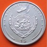 @COLORES Tirada 1.000 uds@ PALAU 1 DOLAR 2009 PEZ CIRUJANO KM.285 MONEDA DE NICKEL + BAÑO DE PLATA SC