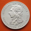 FRANCIA 100 FRANCOS 1987 GENERAL LAFAYETTE KM.962 MONEDA DE PLATA PROOF + IMPERFECCIONES France 100 Francs silver R/5