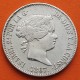 @ESCASA@ ESPAÑA Reina ISABEL II 1 ESCUDO 1867 Ceca de MADRID KM.626.1 MONEDA DE PLATA Spain silver coin R/2
