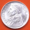 . @PAPA DURANTE SOLO 33 DIAS@ Vaticano 1000 LIRAS 1978 JUAN PABLO I UNICA MONEDA ACUÑADA KM.142 PLATA SC silver coin