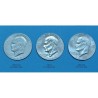 @VER FOTO@ ESTADOS UNIDOS 1 DOLAR 1974 D EISENHOWER y AGUILA EN LA LUNA KM.203 MONEDA DE NICKEL EBC/SC USA $1 Dollar