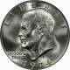 @VER FOTO@ ESTADOS UNIDOS 1 DOLAR 1974 D EISENHOWER y AGUILA EN LA LUNA KM.203 MONEDA DE NICKEL EBC/SC USA $1 Dollar