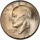 @VER FOTO@ ESTADOS UNIDOS 1 DOLAR 1976 P EISENHOWER KM.206 MONEDA DE NICKEL @TIPO 2 LETRAS FINAS@ USA 1 Dollar