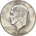 @VER FOTO@ ESTADOS UNIDOS 1 DOLAR 1978 D EISENHOWER y AGUILA EN LA LUNA KM.203 MONEDA DE NICKEL EBC/SC USA $1 Dollar