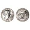 ESTADOS UNIDOS 1 DOLAR 1979 S SUSAN B. ANTHONY AGUILA SOBRE LA LUNA KM.207 MONEDA DE NICKEL SC- USA 1 Dollar