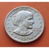 ESTADOS UNIDOS 1 DOLAR 1980 P SUSAN B. ANTHONY AGUILA SOBRE LA LUNA KM.207 MONEDA DE NICKEL SC- USA 1 Dollar