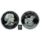 @MUY RARA - TYPE II - CLEAR S@ ESTADOS UNIDOS 1 DOLAR 1981 S SUSAN B. ANTHONY KM.207 MONEDA DE NICKEL PROOF USA 1 Dollar