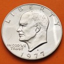 ESTADOS UNIDOS 1 DOLAR 1977 S EISENHOWER y AGUILA SOBRE LA LUNA KM.203 MONEDA DE NICKEL @PROOF@ USA $1 Dollar