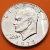 ESTADOS UNIDOS 1 DOLAR 1977 S EISENHOWER y AGUILA SOBRE LA LUNA KM.203 MONEDA DE NICKEL @PROOF@ USA $1 Dollar