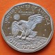 @MUY RARA - TYPE II - CLEAR S@ ESTADOS UNIDOS 1 DOLAR 1981 S SUSAN B. ANTHONY KM.207 MONEDA DE NICKEL PROOF USA 1 Dollar