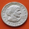@MUY RARA - TYPE II - CLEAR S@ ESTADOS UNIDOS 1 DOLAR 1981 S SUSAN B. ANTHONY KM.207 MONEDA DE NICKEL PROOF USA 1 Dollar
