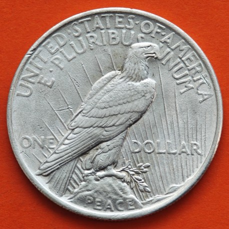 ESTADOS UNIDOS 1 DOLAR 1923 PEACE PAZ KM.150 MONEDA DE PLATA MBC++ USA Silver Dollar $1 Coin R/1