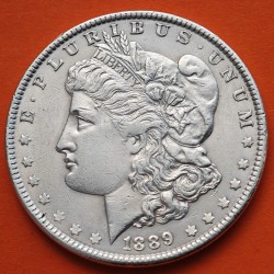 ESTADOS UNIDOS 1 DOLAR 1889 MORGAN KM.110 MONEDA DE PLATA EBC- USA Silver $1 Dollar silver coin R/1