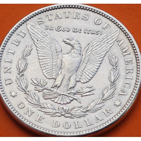 ESTADOS UNIDOS 1 DOLAR 1889 MORGAN KM.110 MONEDA DE PLATA EBC- USA Silver $1 Dollar silver coin R/3