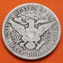 ESTADOS UNIDOS 1/2 DOLAR 1898 BARBER y AGUILA KM.116 MONEDA DE PLATA @ESCASA@ USA silver Half Dollar