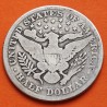 ESTADOS UNIDOS 1/2 DOLAR 1898 BARBER y AGUILA KM.116 MONEDA DE PLATA @ESCASA@ USA silver Half Dollar