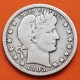 @ESCASA@ ESTADOS UNIDOS 1/4 DOLAR 1903 O BARBER y AGUILA KM.114 MONEDA DE PLATA USA silver Quarter Dollar 25 Centavos