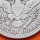 @ESCASA@ ESTADOS UNIDOS 1/4 DOLAR 1903 O BARBER y AGUILA KM.114 MONEDA DE PLATA USA silver Quarter Dollar 25 Centavos