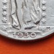 @ESCASA@ ESTADOS UNIDOS 1/4 DOLAR 1930 STANDING LIBERTY KM.145 MONEDA DE PLATA USA silver Quarter