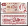 GUYANA 1 DOLAR 1992 CATARATAS KAIETEUR y AGRICULTORES Pick 21G BILLETE SC 1 Dollar UNC BANKNOTE