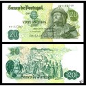 @VER FIRMAS@ PORTUGAL 20 ESCUDOS 1971 GARCIA DE ORTA y MERCADO DE GOA SIGLO XVI Pick 173 BILLETE SC UNC BANKNOTE