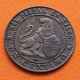 ESPAÑA Gobierno Provisional 1 CENTIMO 1870 OM DAMA y LEON KM.660 MONEDA DE BRONCE MBC Spain R/2