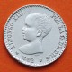 . @RARA VARIANTE@ ESPAÑA Rey ALFONSO XIII 50 CENTIMOS 1892 sobre 1889 * 8 2 PGM Tipo PELON KM.690 MONEDA DE PLATA MBC+