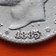 @ESCASA@ ESPAÑA Rey ALFONSO XII 50 CENTIMOS 1885 * 8/6 MSM REY y ESCUDO KM.685 MONEDA DE PLATA MBC- Spain R/3