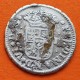 ESPAÑA Rey FERNANDO VI 1/2 REAL 1747 JB Ceca de MEXICO MONEDA DE PLATA @MANCHAS@ Spain silver coin MEDIO