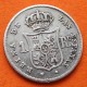 ESPAÑA Reina Isabel II 1 REAL 1853 Ceca de SEVILLA KM.598.3 MONEDA DE PLATA MBC Spain silver coin R/1