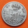 ESPAÑA Reina Isabel II 1 REAL 1853 Ceca de SEVILLA KM.598.3 MONEDA DE PLATA MBC Spain silver coin R/1