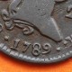 ESPAÑA Rey CARLOS III 2 MARAVEDIES 1789 Ceca de SEGOVIA KM.426 MONEDA DE COBRE Spain 2 Maravedis